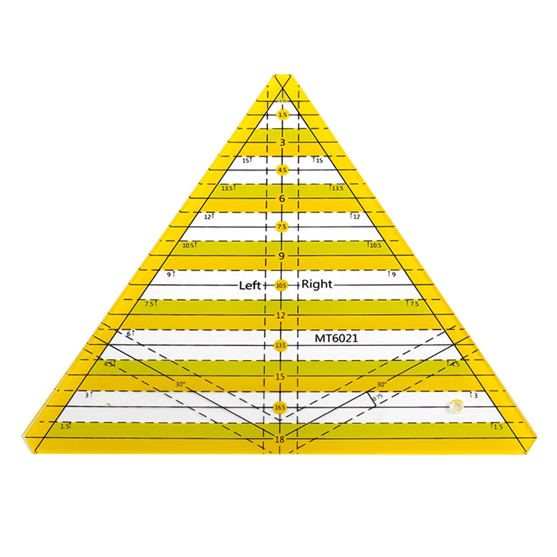

trangle diamond shaped quilts with feet patchwork quilting ruler for multic multi-pattern cutting,patchwork DIY cutting ruler