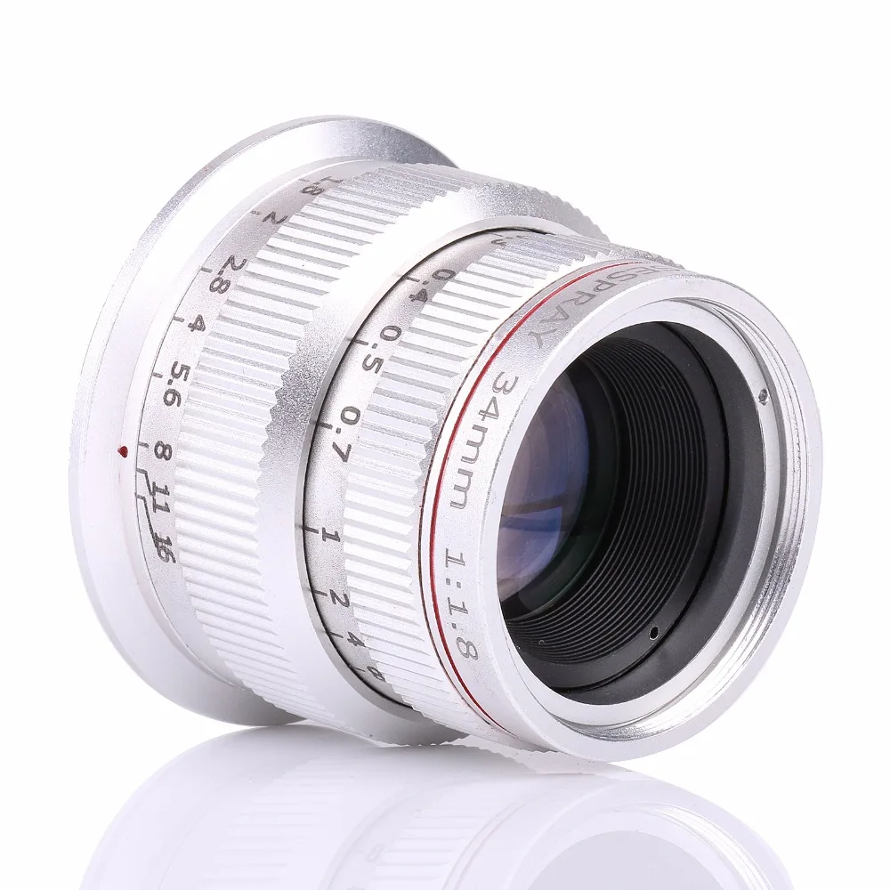 Новый объектив камеры 34 мм F1.8 APS C для Olympus Panasonic MTF M4/3 крепление PenF E M5 EM10 Mark II|lens for