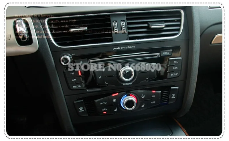 Внутренняя центральной консоли CD Панель накладка 2 шт. для Audi A4 S4 2009- Q5 8R 2009