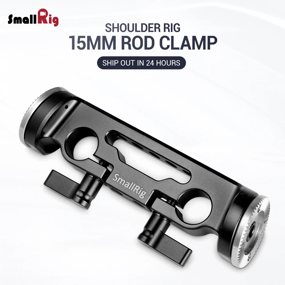 Best SmallRig 15mm Rod Clamp with 31.8mm Diameter ARRI Rosette 1898