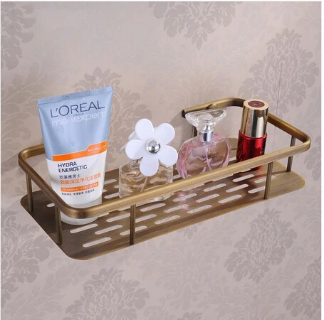 Wall Mounted Antique Brass Bathroom Soap Basket Holder Shower Shampoo Shelf Bath Shower Shelf corner shelf building materia Wall Mounted Antique Brass Bathroom Soap Basket Holder Shower Shampoo Shelf Bath Shower Shelf corner shelf building materia