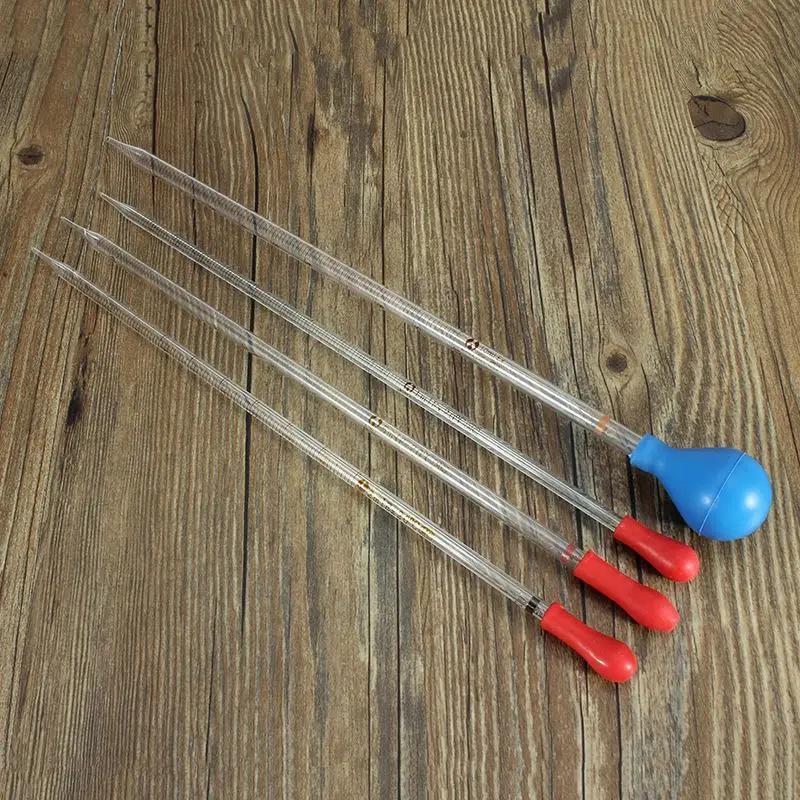 Buy Kicute New Glass Transfer Scale Pipette With Rubber Cap Dropper 4 Size 1/2