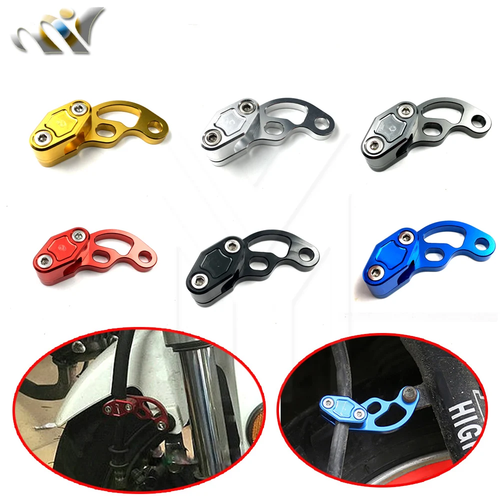 

CNC Motorcycle Brake Line Clamps Accessories For BMW F800GS GS 1200 R1200R F650GS F650 Adverture F800R S1000RR S1000R R1200GS LC