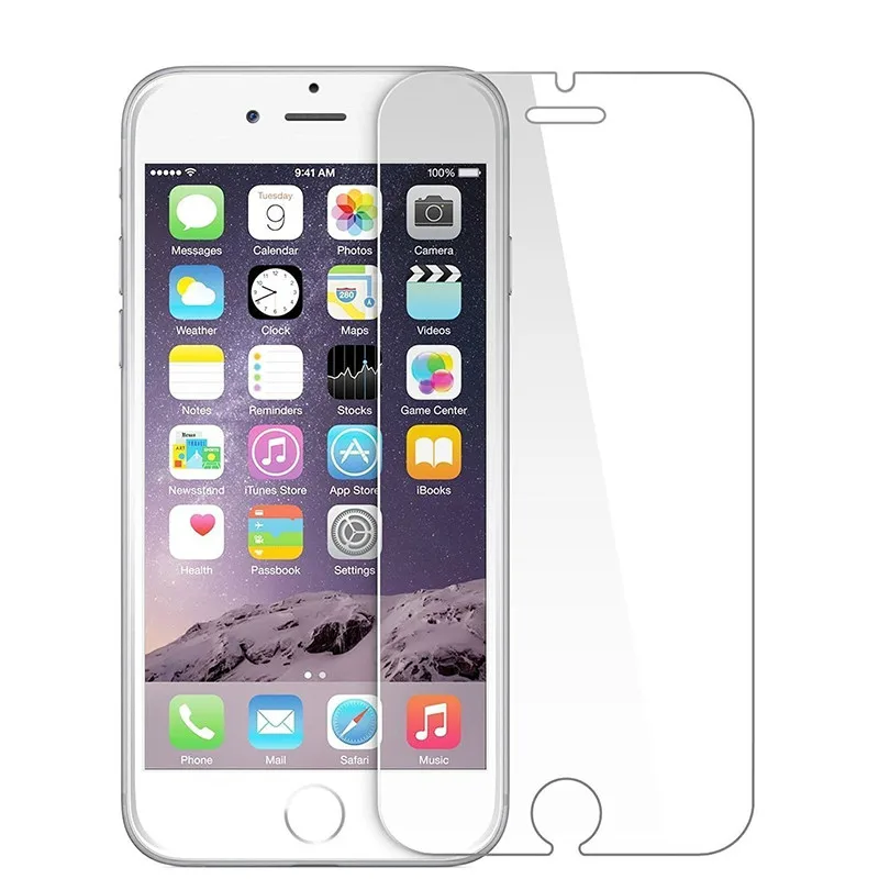 Закаленное стекло для iPhone 6 7 8 X SE S 5S 5 Защита экрана Защитное Plus пленка на защитное