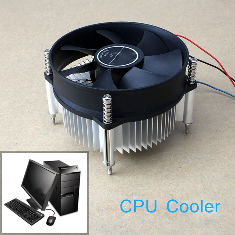 

New Hot 3PIN DC 12V CPU Cooling Cooler PC Ultra Silent Fan For Intel LGA775 Q99