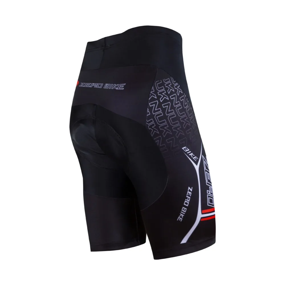 Tanie ZERO BIKE gorąca sprzedaż męskie szybkie suche spodenki rowerowe rower górski rower 3D wyścielane żelem obcisłe szorty czarny M XXL
