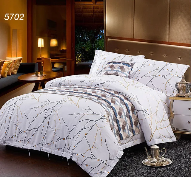 Winter Tree Branch Drawing Hotel Bedding Sets Cotton Bed Clothes Winter Tree Branch Drawing Hotel Bedding Sets Cotton Bed Clothes Home Textiles Quilt Cover Sheet