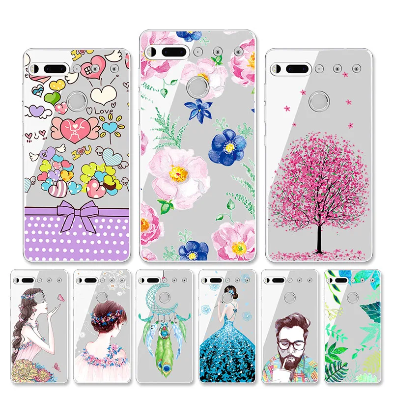 

Case For Essential Phone PH-1 Case Silicone Soft TPU Transparent Back Cover For Essential Products PH-1 PH1 Phone Bumper Housing