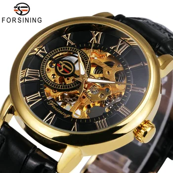 2019 FORSINING 3D Logo Black Gold Men Mechanical Watch Montre Homme Man Watches Top Brand Innrech Market.com