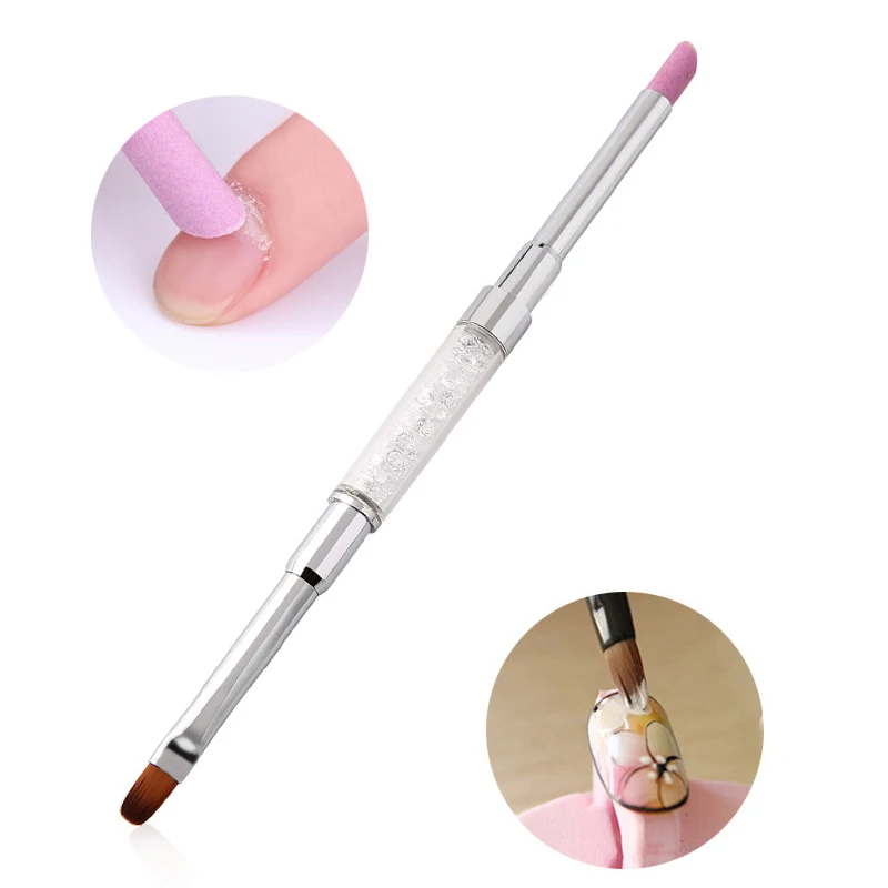 

Nail Brush Gradient Drawing UV Gel Painting Pen French Tip Brush Rhinestone Handle Manicure Brush Cuticle Remover Pen Nail Art