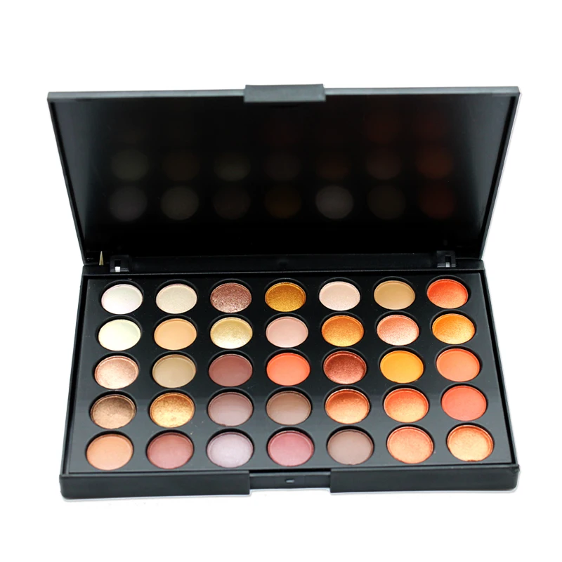 

35 Color Eyeshadow Palette Silky Powder Professional Nature Shimmer Make Up Pallete Smoky Warm Matte Shining Eye Shadow