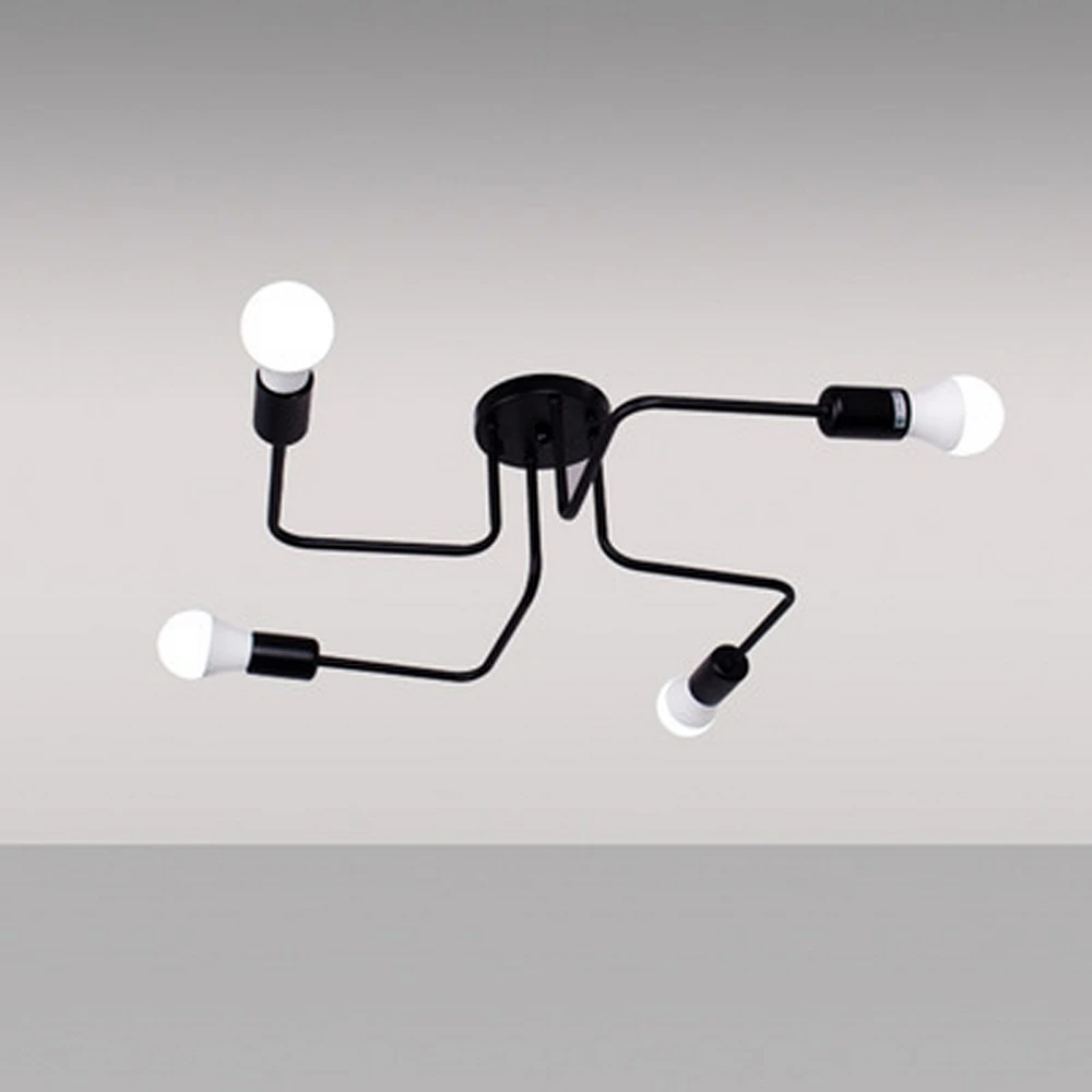 

Black Iron 4/6/8 Branching Bubble Chandelier Support without Bulb Remote Control Modern Chandelier Living Room Chandelier shelf