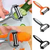 Multifonctionnel 360 degrés rotatif cuisine outil légume Fruit pomme de terre carotte éplucheur râpe navet Cutter trancheuse Melon Gadget ► Photo 3/6