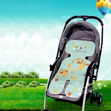 Дышащий ледяной шелк Подушка детский игровой коврик Складная коляска коврик летняя детская коляска для новорожденных мягкая поверхность подушечка, сиденье