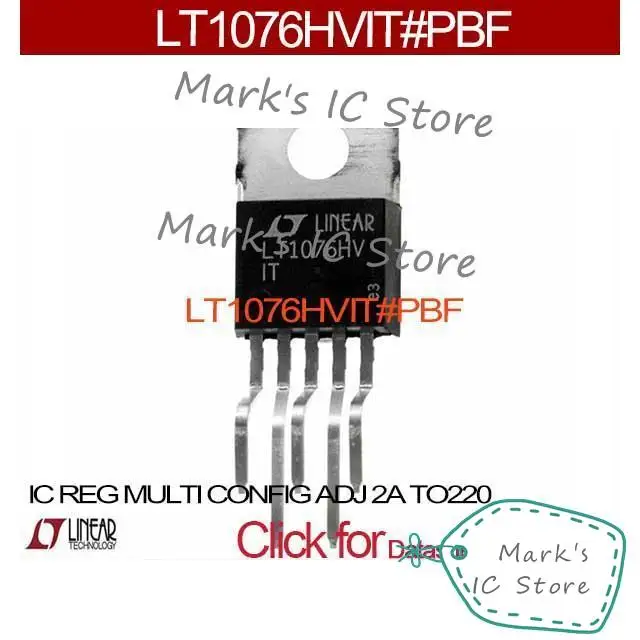 LT1076HVITPBF IC REG MULTI CONFIG ADJ 2A TO220 LT1076HVIT 1076 LT1076