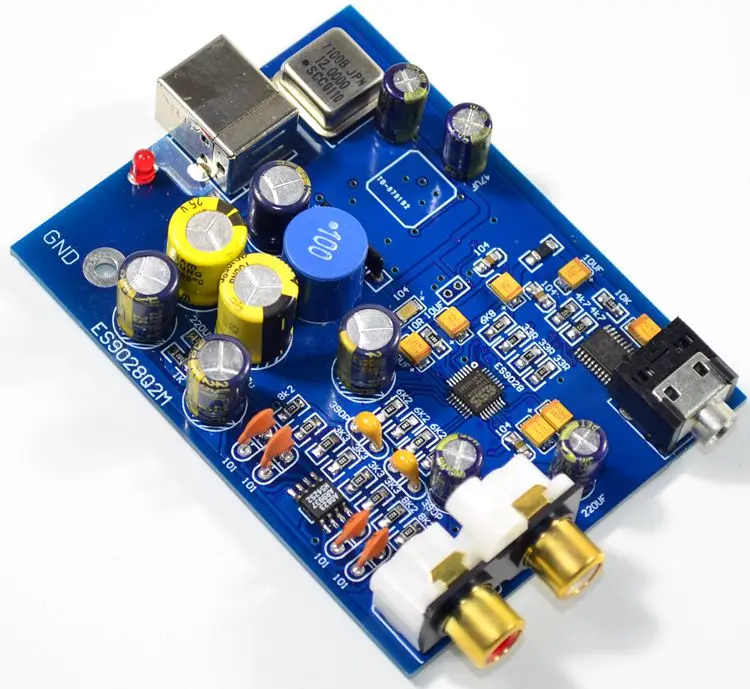Hyperstream ES9028Q2M+ SA9023 USB декодер плата аудиоустройство DAC звуковая карта Поддержка до 24 цифр 96K