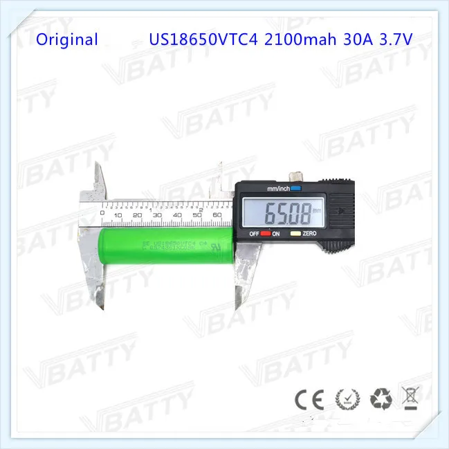 Se us18650vt 2100mAh 3,7 V аккумулятор аутентичный 18650 vtc4 Аккумулятор для sony vtc4(1 шт