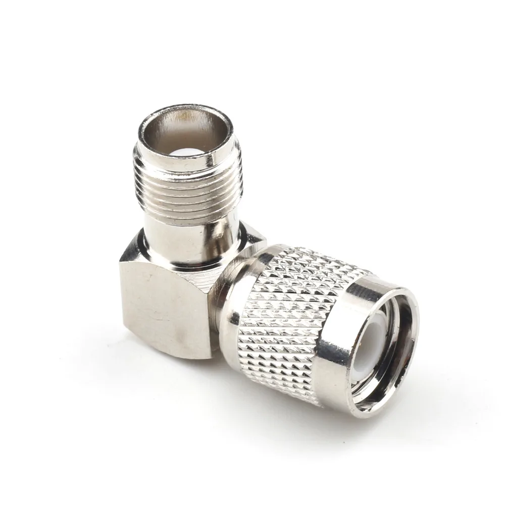 

Hot 2 pcs TNC Male to Female Right Angle RF Coaxial Adapter