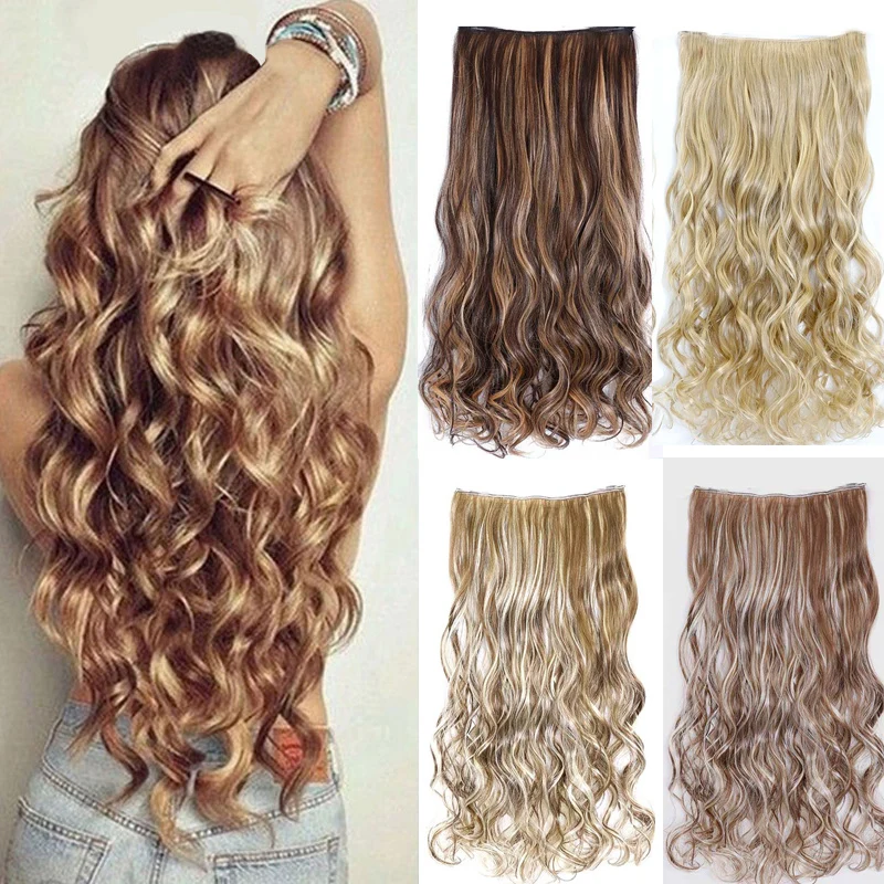 AOSIWIG 5 clips on Curly Thick Hairpiece clip in Hair Extensions Heat Resistant Fiber Synthetic Hair Party Cosplay For Women AOSIWIG 5 clips on Curly Thick Hairpiece clip in Hair Extensions Heat Resistant Fiber Synthetic Hair Party Cosplay For Women