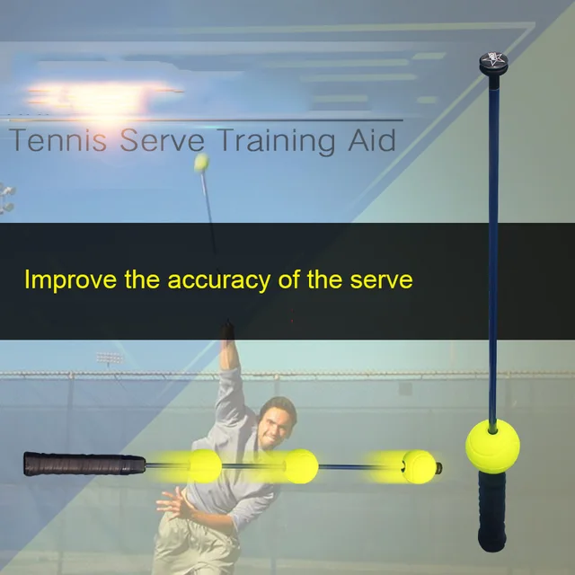 US $37.99 Tennis Trainer Professional Ace Master The Ultimate Serve Aid Padel Raqueta Tenis Training Accessor
