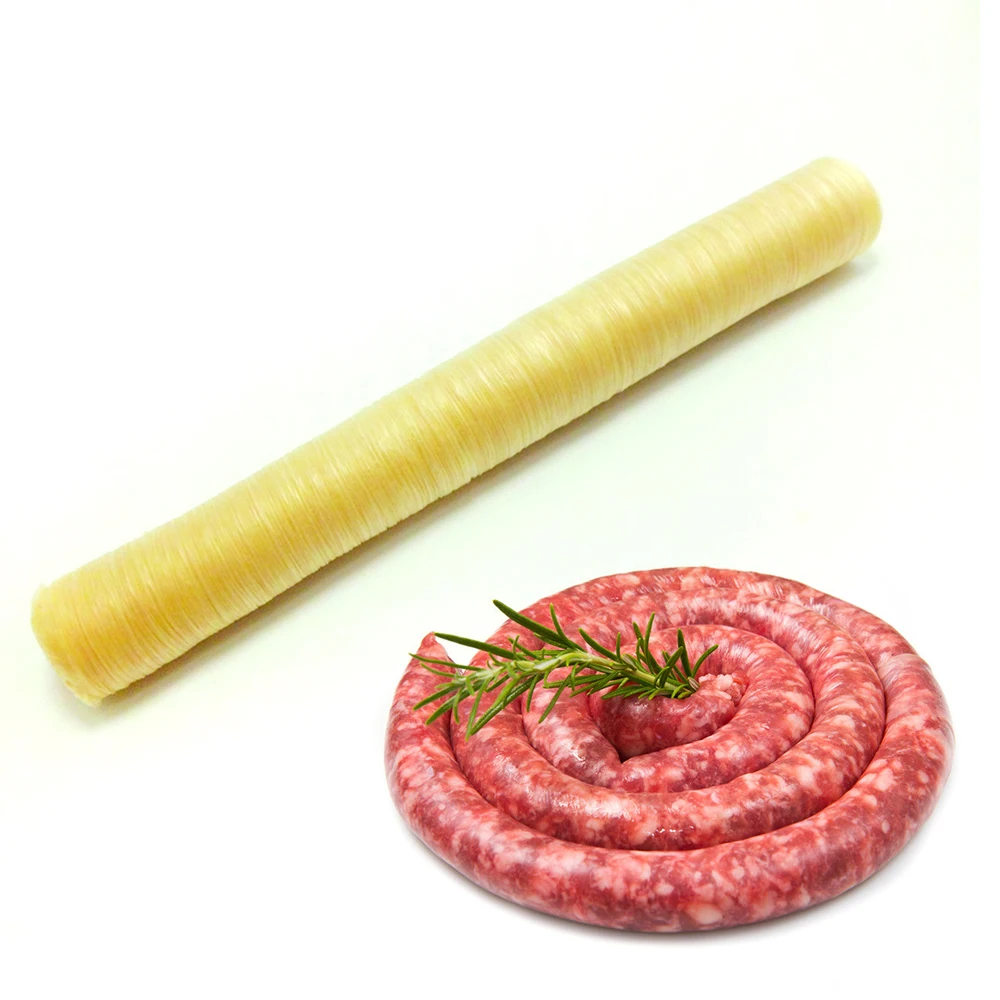 

Sausage Casings Meat Packaging Tools 15m*44mm Casing for Sausage Salami Hot Dog Casing Hamburger Basters Inedible Casings Hot
