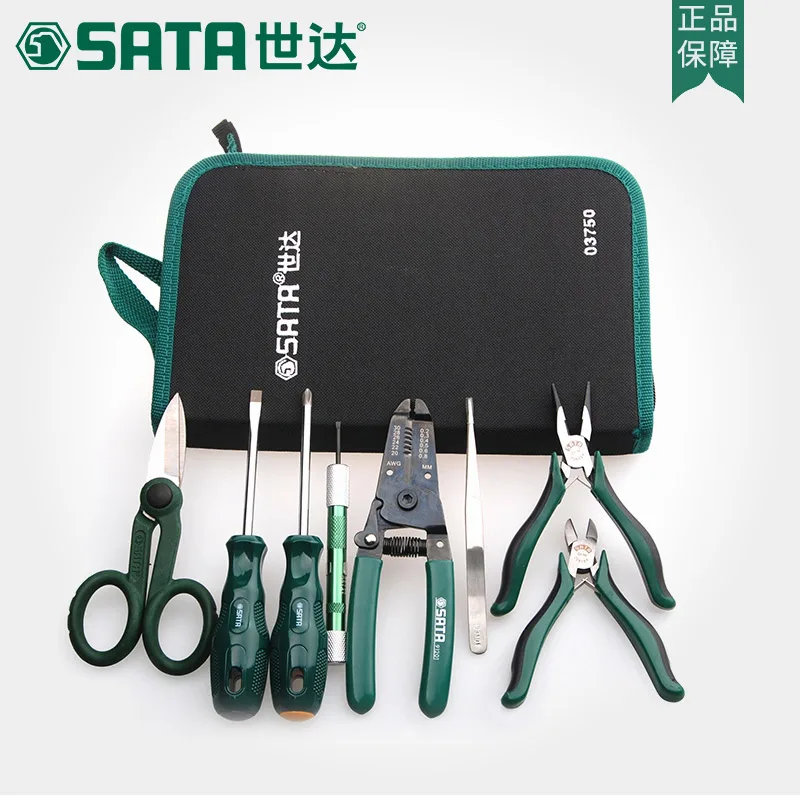 SATA 8 шт. отвертка игольчатые плоскогубцы электрик cut Электрический и электронный