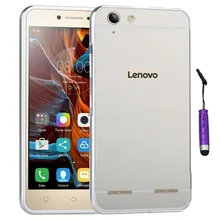 K5 Luxury Gold Plating Armor Aluminum Frame + Mirror Acrylic Back Cover Phone Case For Lenovo VIBE K5 K5 Plus Set Hot Phone Bag