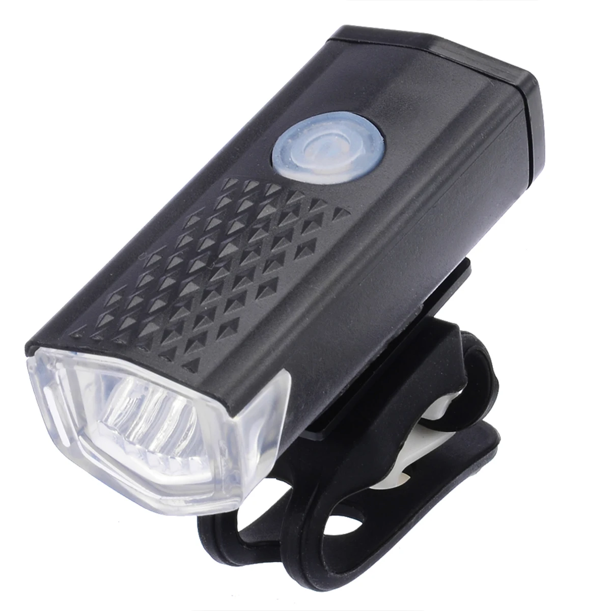 Rechargeable USB Bicycle Front Light Aluminum Alloy 3 Mode LED Cycling Light Headlight Headlamp Bycicle Light Flashlight Lamp