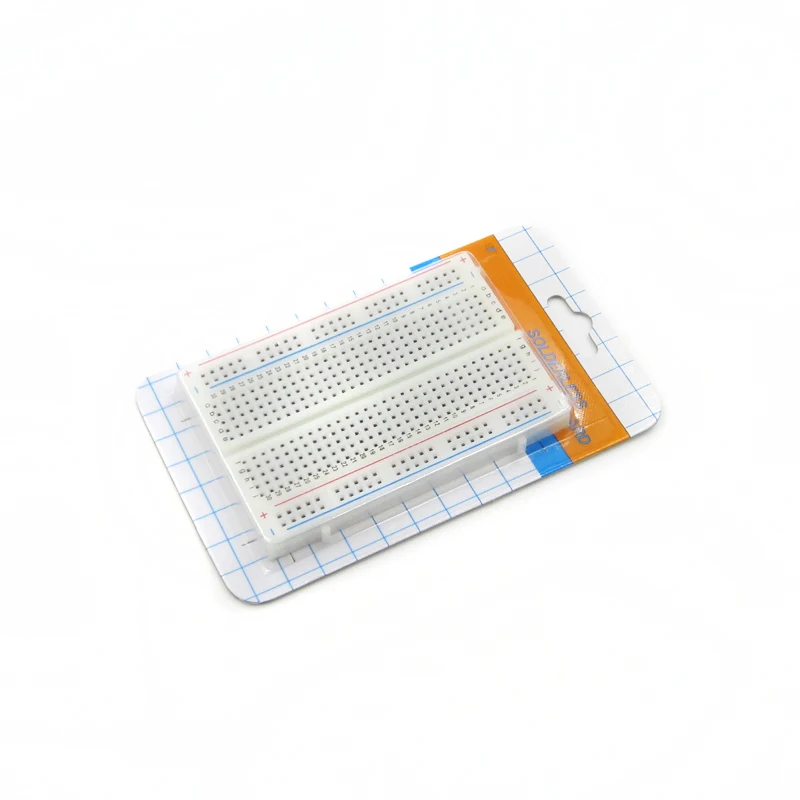 Mini Universal Solderless Breadboard 400 Contacts Tie-points Available