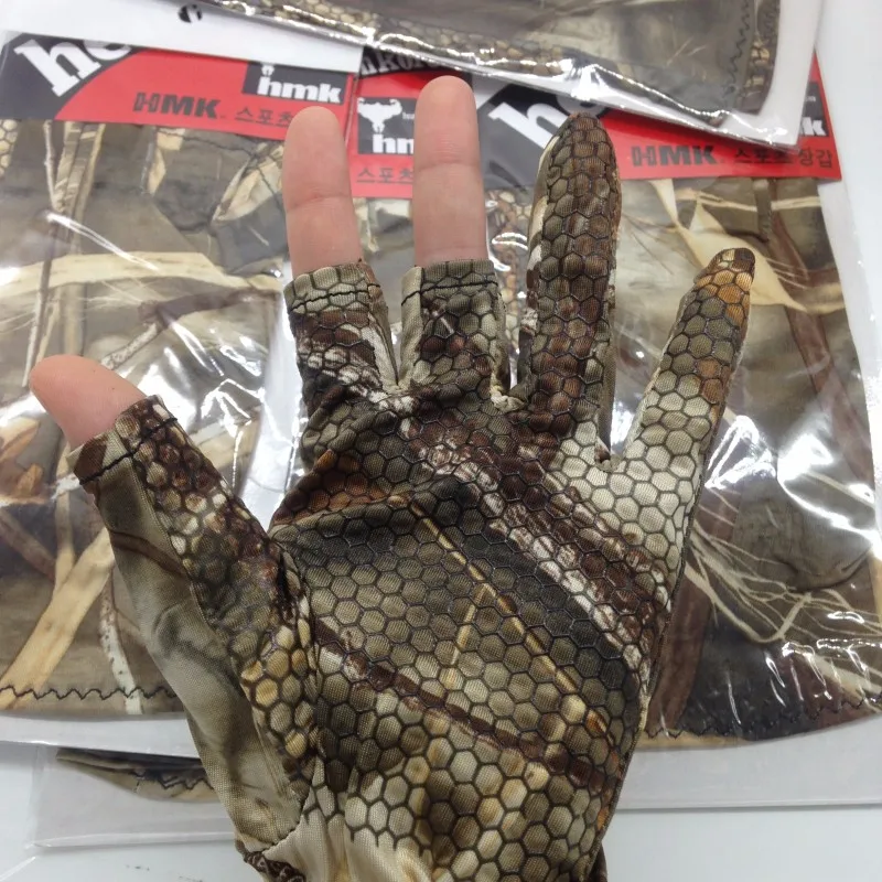 Camo skidproof gloves Outdoor gloves For hunting fishing Mountaining  Free shipping (5)
