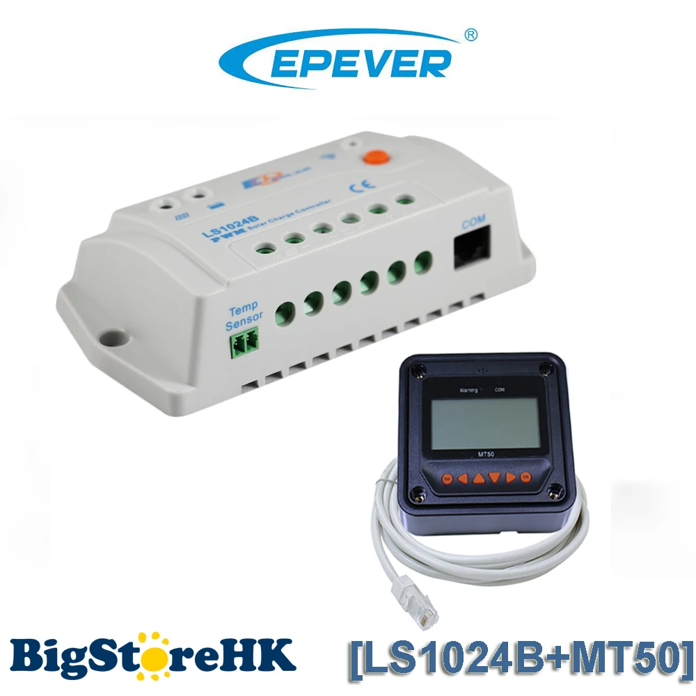 

10A solar controller with battery option 12/24v auto switch for pv system LS1024B Remote Meter MT-50 EPsolar MT50 MT 50 EP solar