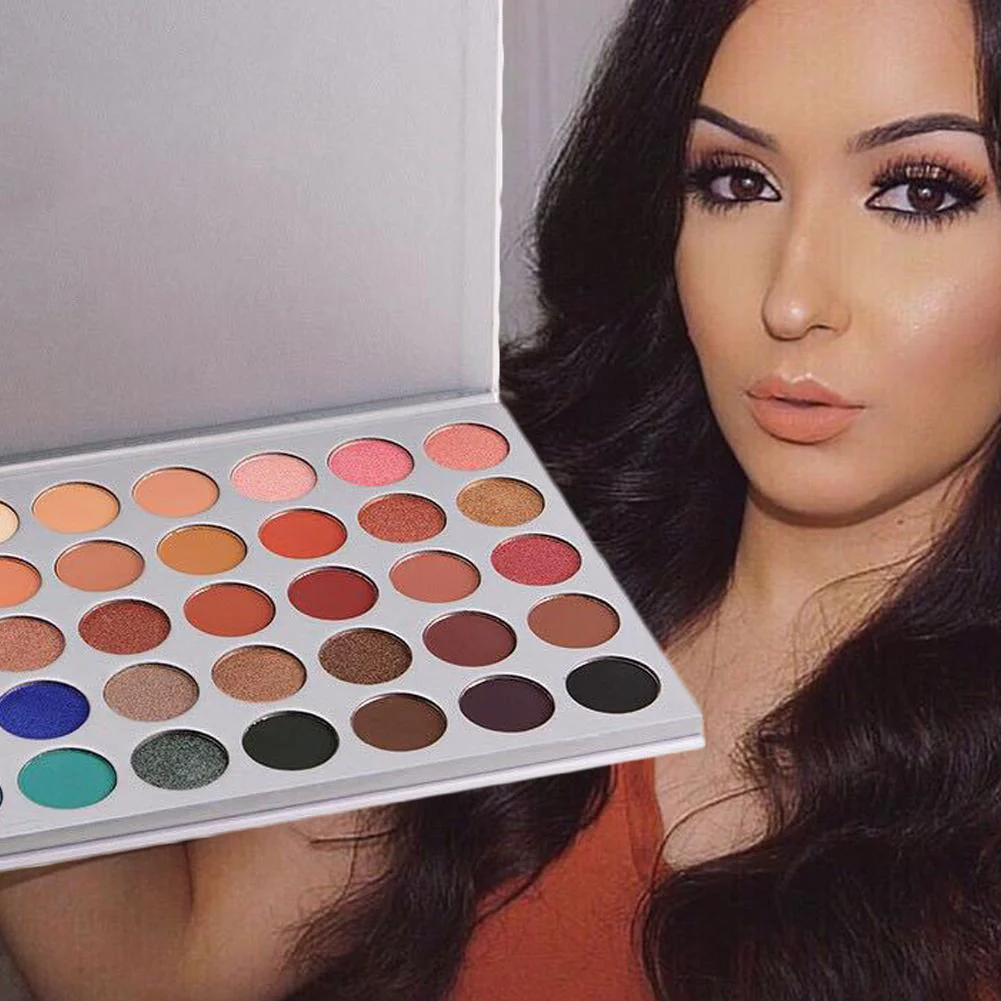 

35 Color New Face Makeup Eyeshadow Palette Shades Shimmer Matte Eyeshadow Pallete For Morphes Style MYY9277