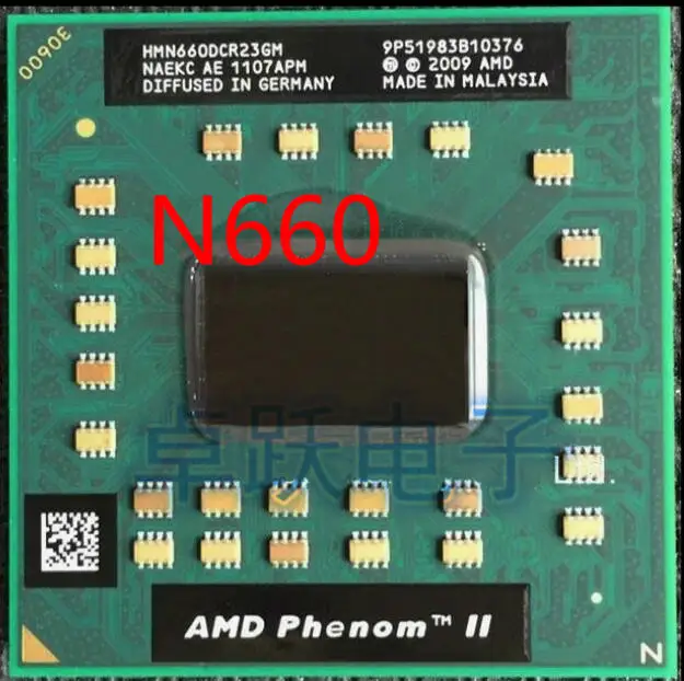 AMD Phenom двухъядерный мобильный N660 HMN660DCR23GM 3,0 ГГц ноутбук процессор