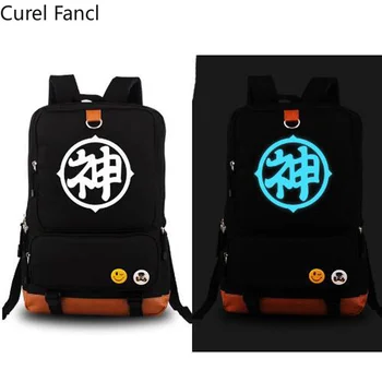 

2020 Hot Anime Dragonball Z Son Goku Cosplay Backpack Dragon Ball Kakarotto Canvas Student Schoolbag Unisex Travel Bags 5 Style