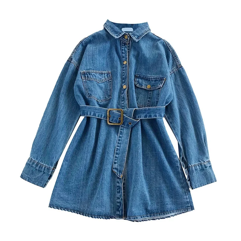 

Spring Autumn Slim Jeans Denim Jacket Womens Denim Shirt Coat Female Single-breasted Jeans Denim Coat Women Solid Denim Overcoat