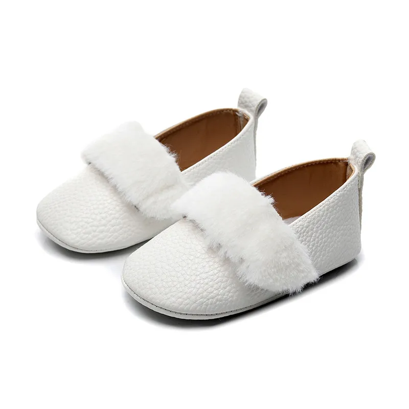 Обувь для первых ходунков из искусственной кожи; обувь для маленьких принцесс; Мягкие Мокасины для новорожденных; обувь для маленьких девочек; обувь для новорожденных