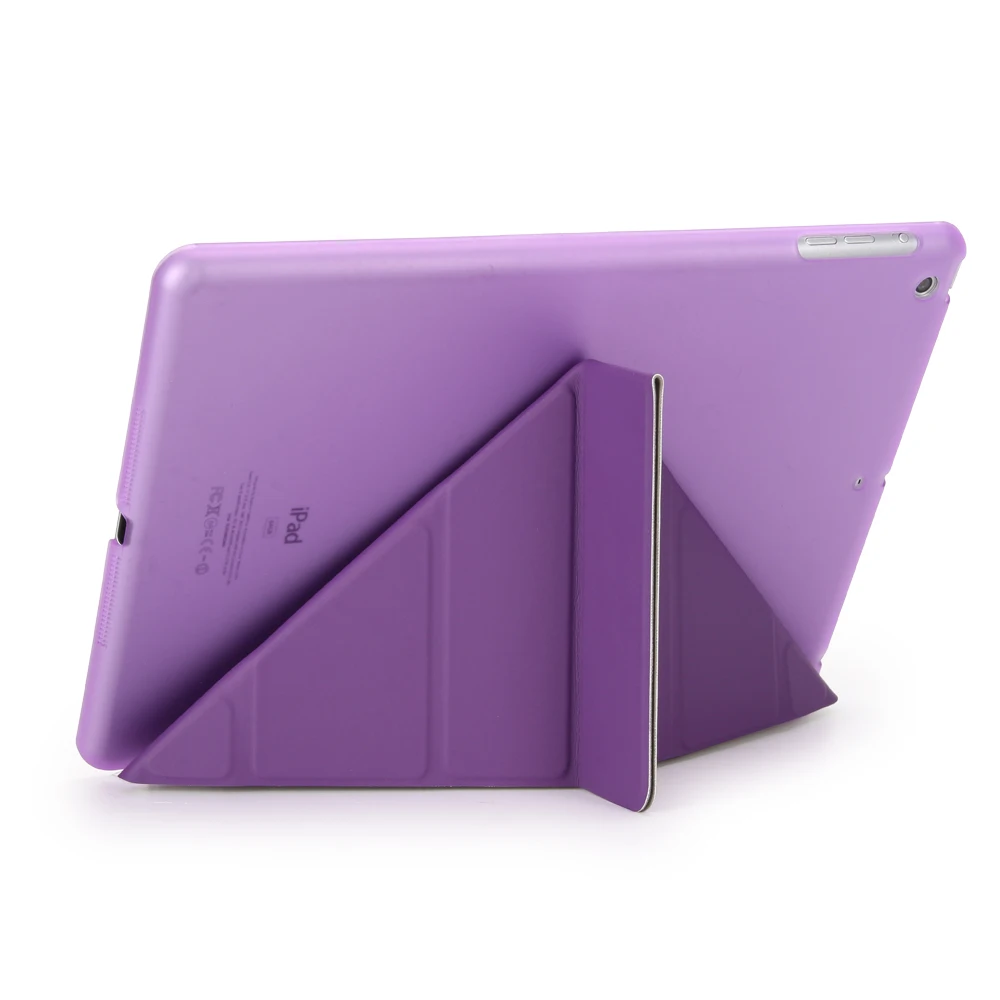 Новый Smart два в одном случае для iPad 9,7 2017 2018 чехол A1822 A1893 A1954 чехол из искусственной кожи + Ultra Slim Light Вес PC задняя крышка