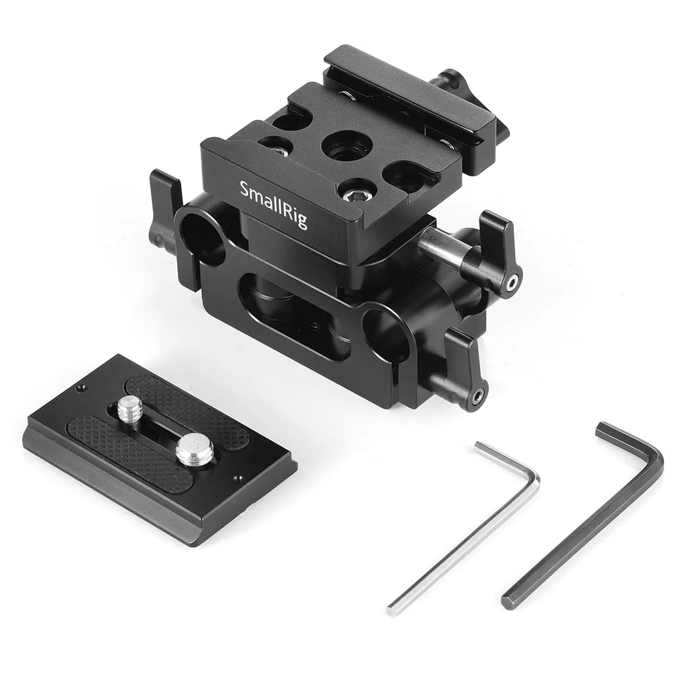 SmallRig DSLR Kamera Platte Clamp Halterung Universal 15mm Rail Support System Mit Quick Release Arca Platte Hohe Einstellbare 2272