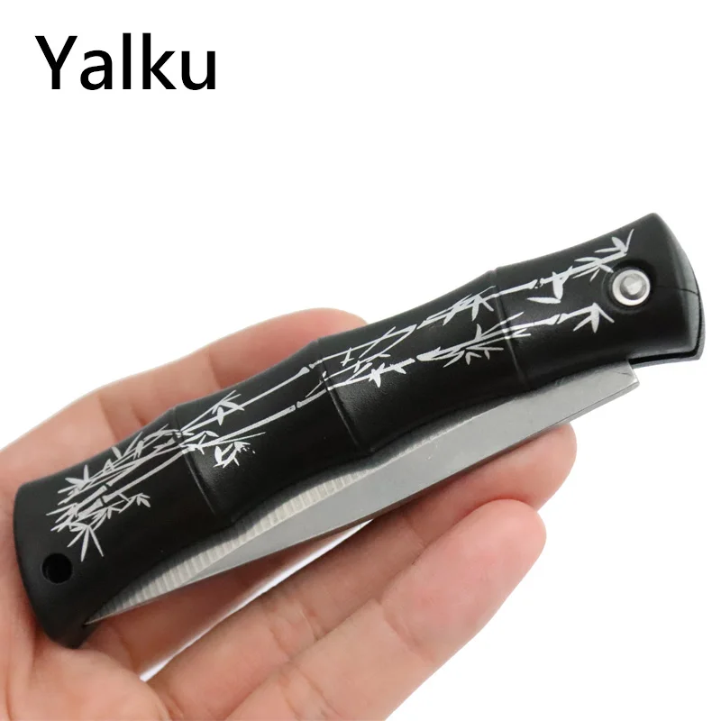 Yalku الخيزران موديل جيب سكين سكين للفرد التخييم بقاء التكتيكية رخيصة سكين مطبخ أداة في الهواء الطلق اليد أدوات جديد Yalku الخيزران موديل جيب سكين سكين للفرد التخييم بقاء التكتيكية رخيصة سكين مطبخ أداة في الهواء الطلق اليد أدوات جديد