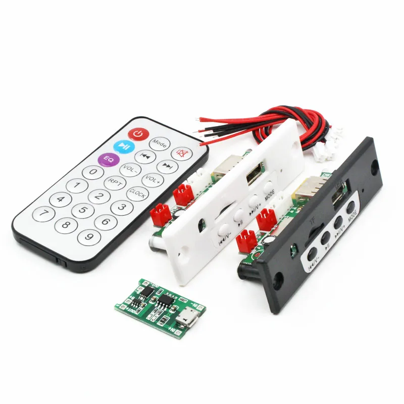 1 комплект MP3 WAV аудио декодер плеер Bluetooth усилитель мощности модуль 3 Вт плата PCB USB