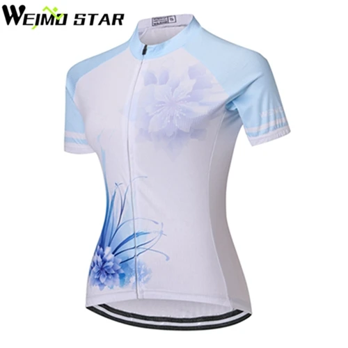 WEIMOSTAR короткий рукав лето для женщин девочек MTB велосипед одежда дышащая велосипедная одежда Ropa Ciclismo Велоспорт Джерси - Цвет: CD1617