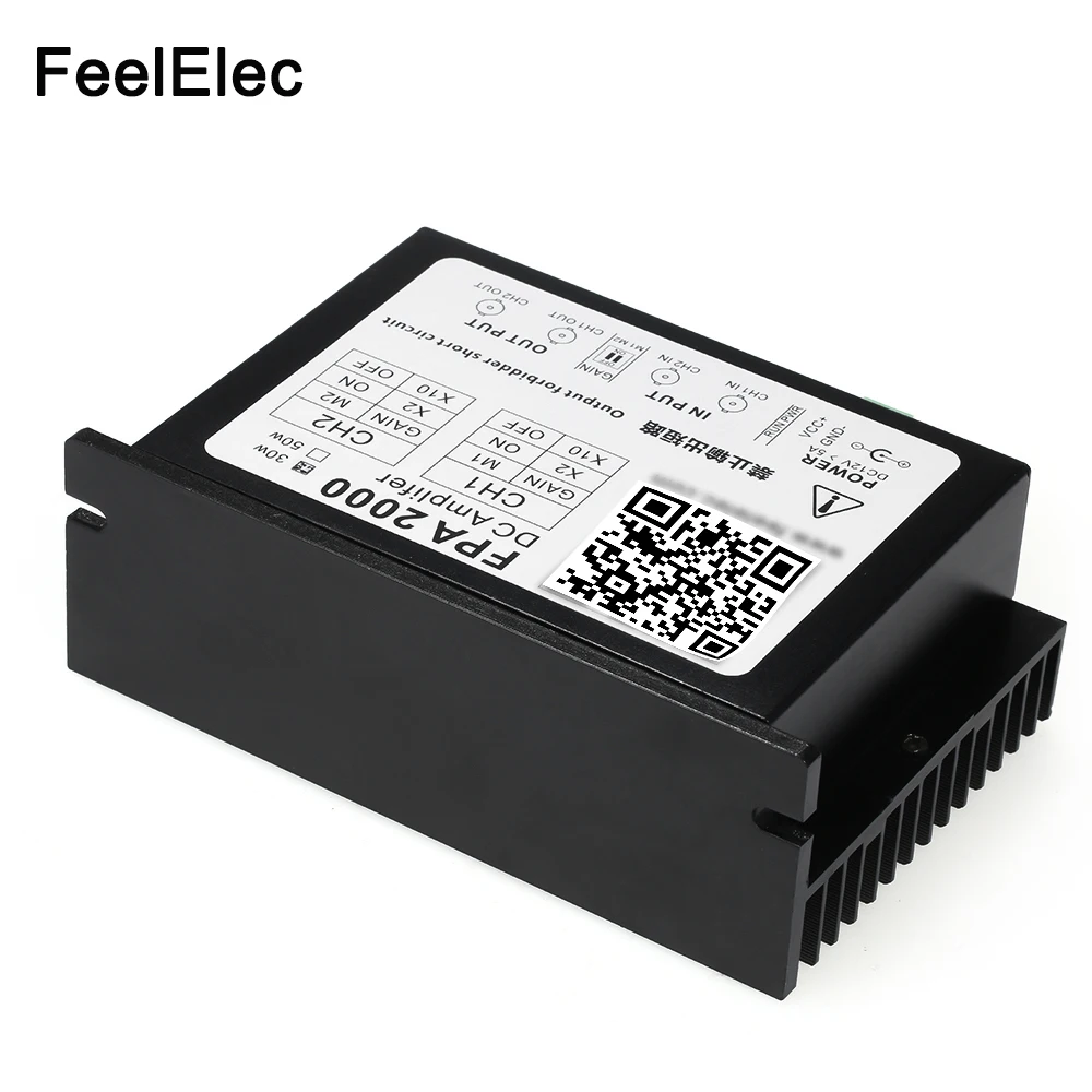 Feeltech FPA2000-50W двухканальный усилитель высокой мощности для генератора сигналов произвольной формы