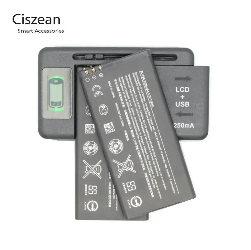 Ciszean 2x2100 мАч запасная литий ионная батарея BL T5A + ЖК универсальное зарядное