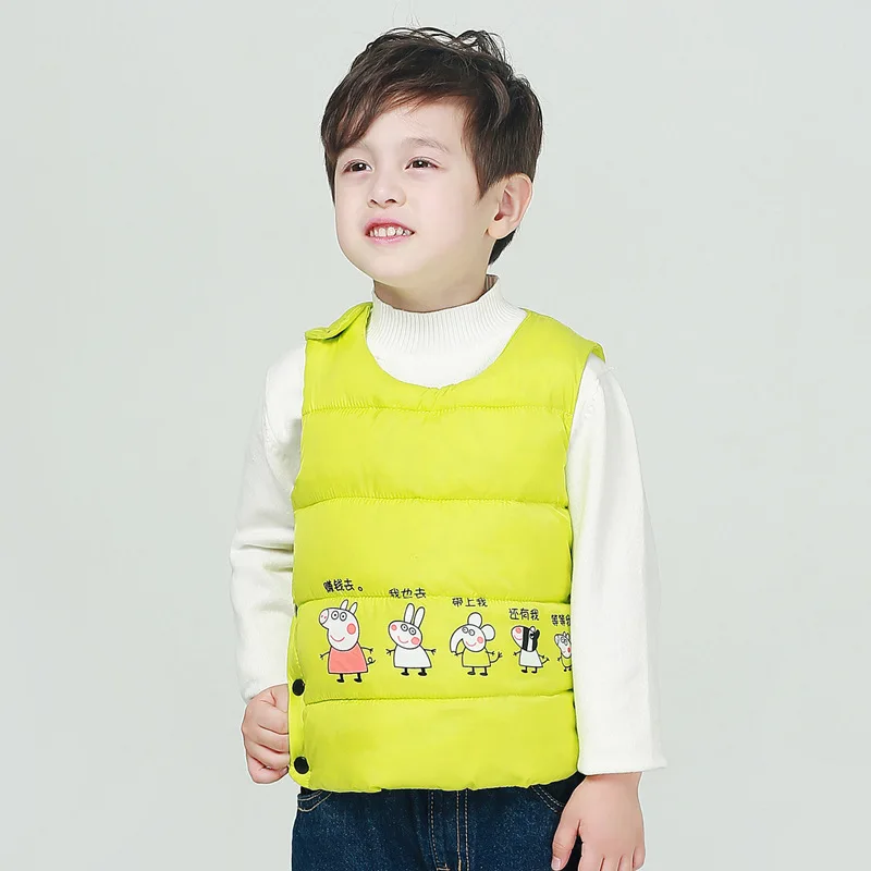 Зима мальчик одежда для девочек Enfant Детская Верхняя Детские мультфильм Пальто