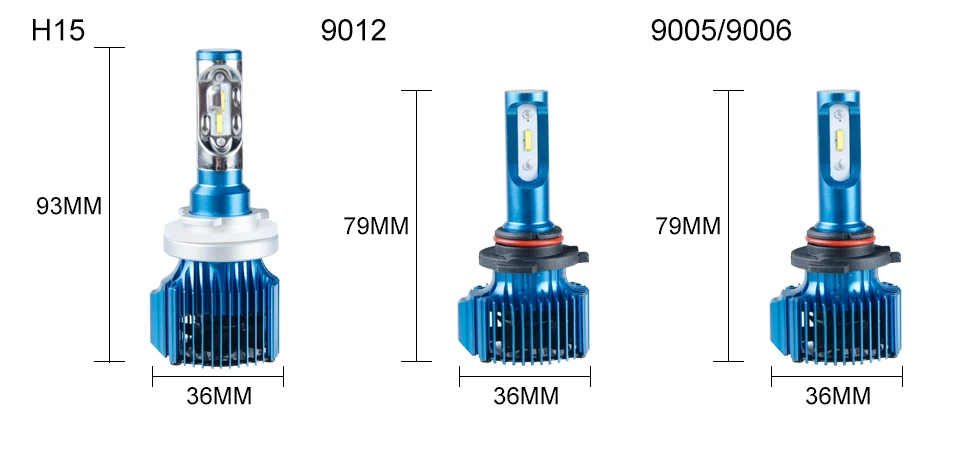 Aceersun Автомобильный светодиодный H4 лампы для передних фар H7 H11 H1 мини 9005 9006 9012 H15 72 W фары для 12000LM обеспечивают работу раздельного освещения противотуманная фара 12 V 24 V csp-кристаллов