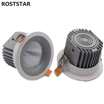 

8PCS Dimmable Led downlight COB Ceiling Spot Light AC110V AC220V AC85~265V recessed Lights Indoor Lighting COB LED Downlight.