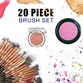 

20 Pcs Makeup Brushes Set Soft Synthetic Hair Eyeshadow Lips Blush Foundation Basic Powder Make Up Brush Kit/ Set2018R7