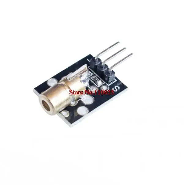 

KY-008 650nm Laser sensor Module 6mm 5V 5mW Red Laser Dot Diode Copper Head