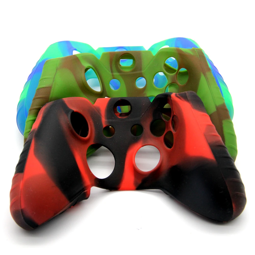 

Top Quality Colorful Camfoulage Silicone Skin Case Protective Cover for XBOX ONE Xboxone Controller 2016 New