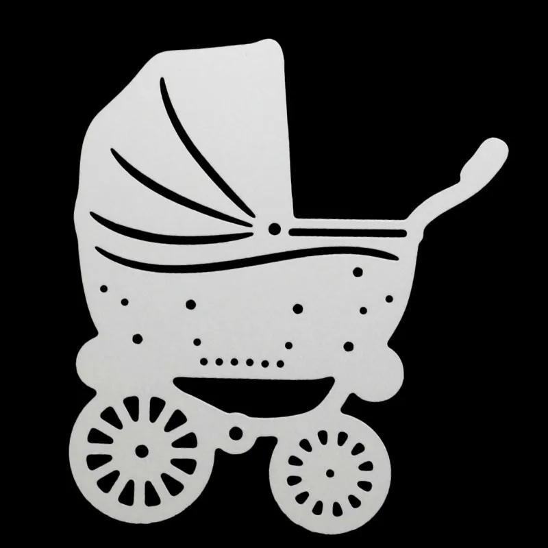 1 шт. Детские коляски металлические высечки для резки DIY Cart Скрапбукинг для sizix Fustella большая машина для резки